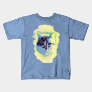 I Am a Ray of Sunshine blue Cat Kids T-Shirt